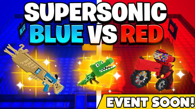 SUPERSONIC RED VS BLUE 🔴🔵