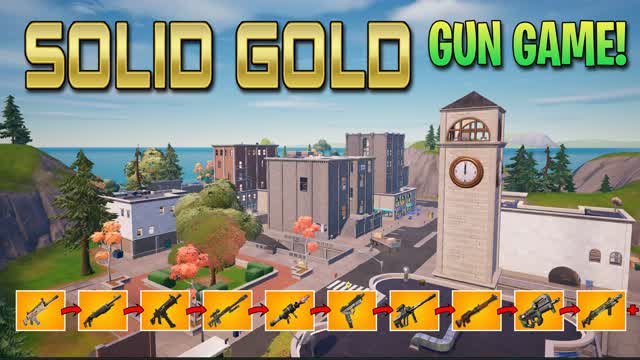 Solid Gold Gun Game: Tilted Towers (Bot)