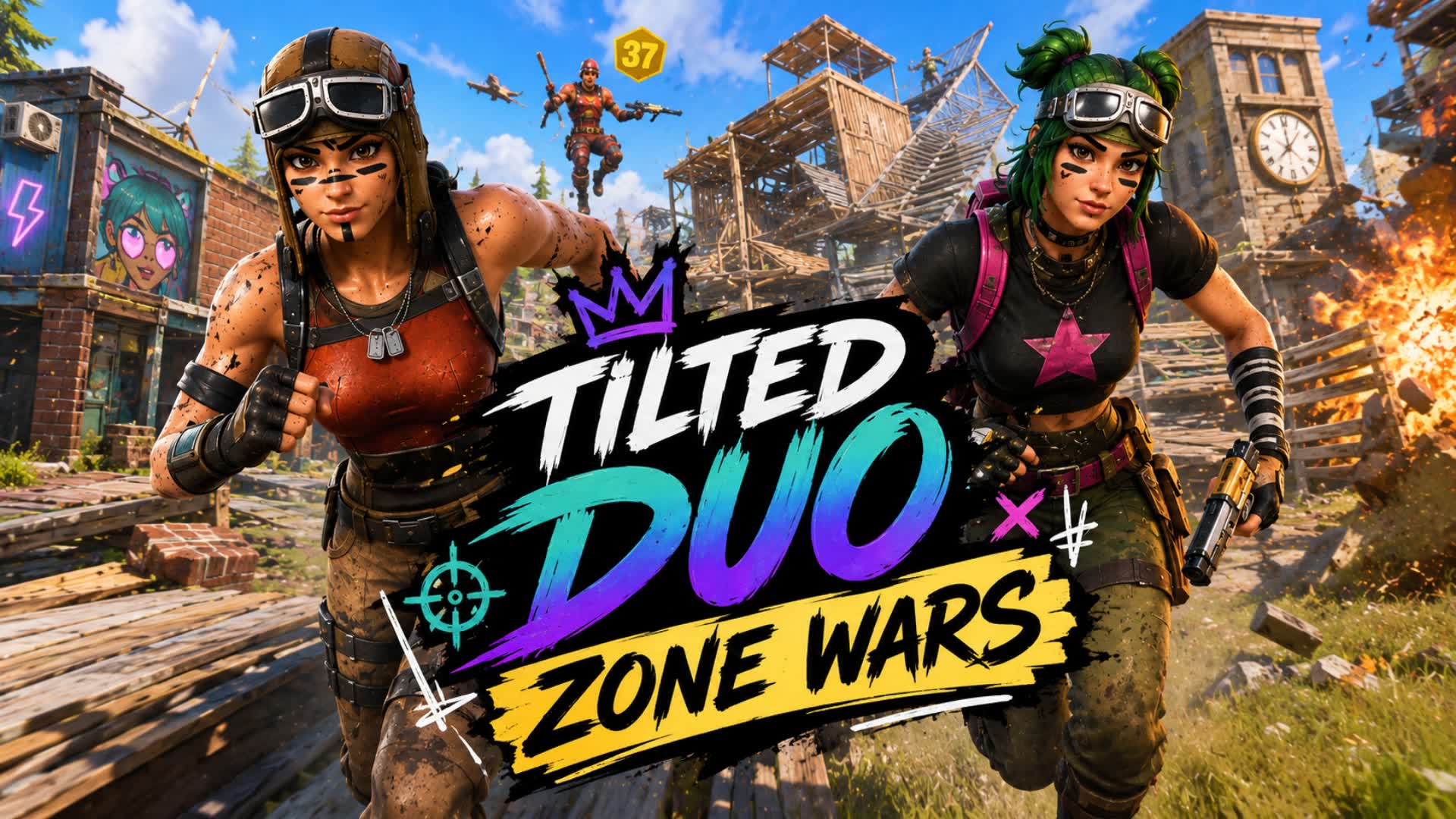 DUO TILTED ZONE WARS | ALL WEAPONS