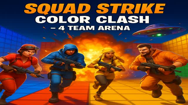 SQUAD STRIKE: COLOR CLASH – 4 TEAM ARENA