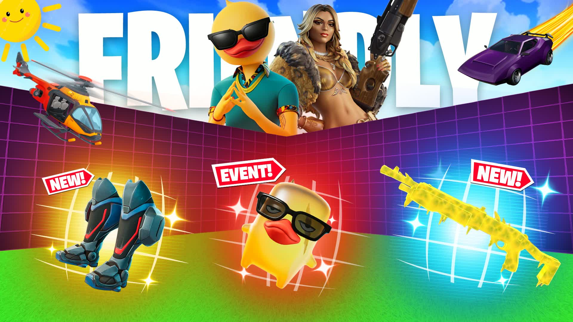 FRIENDLY 1V1 ❤️ EVERY GUN 🎯 ALL SECRET