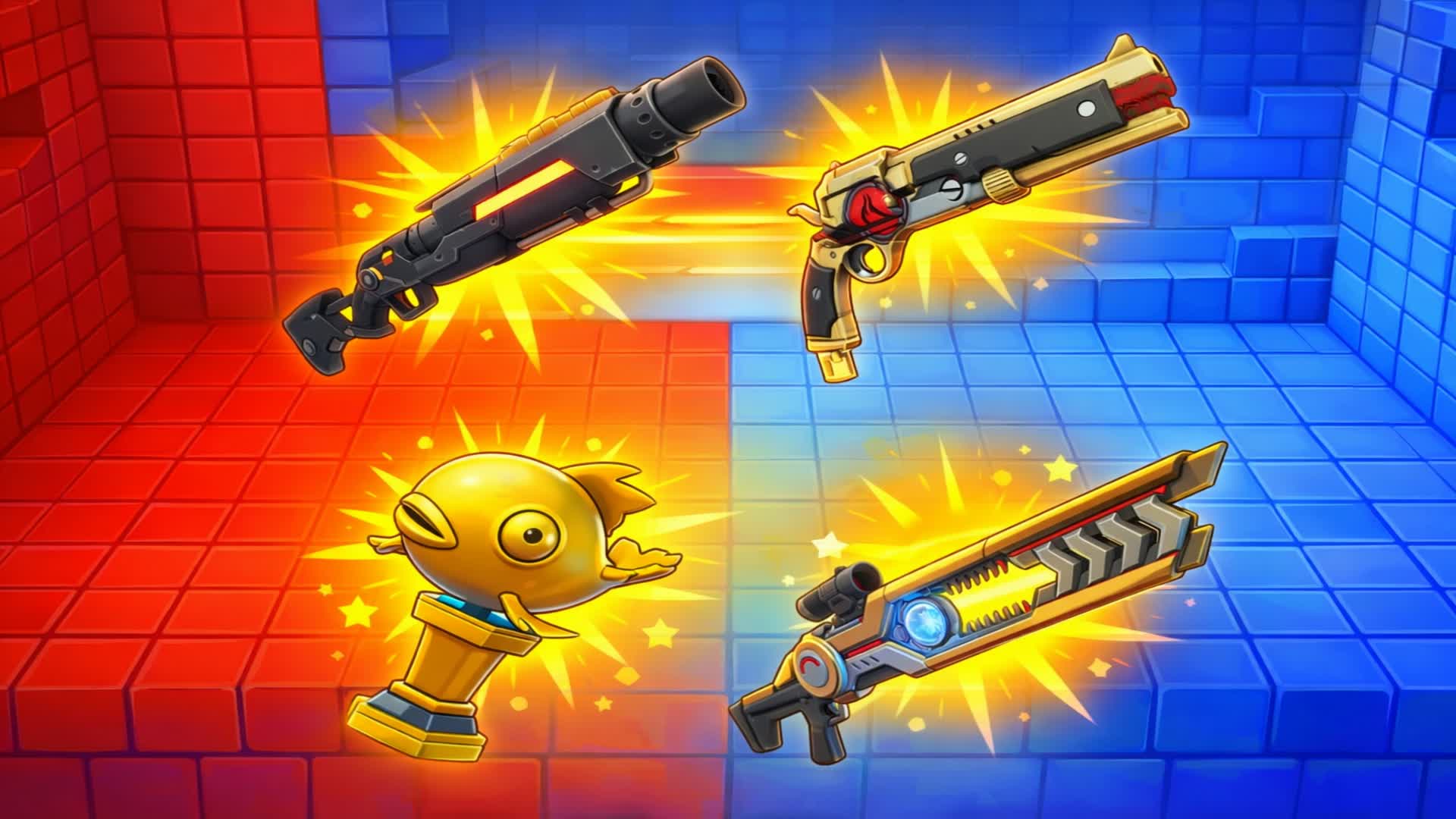 FUNNY ⭐️ [ CRAZY GUNS ] レッド vs ブルー 🔴🔵
