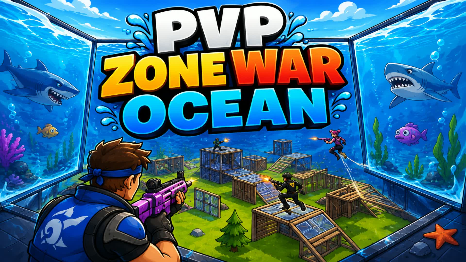 PELEA+ ZONE WAR + OCEAN