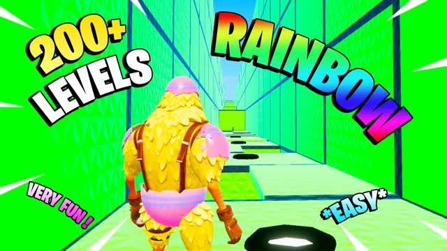 🌈RAINBOW PARKOUR 200+🌈
