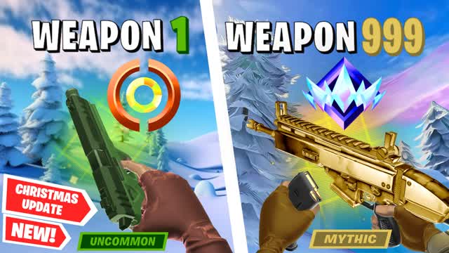 ❄SNOWY GUN GAME🎯 FIRST PERSON👁️☃️