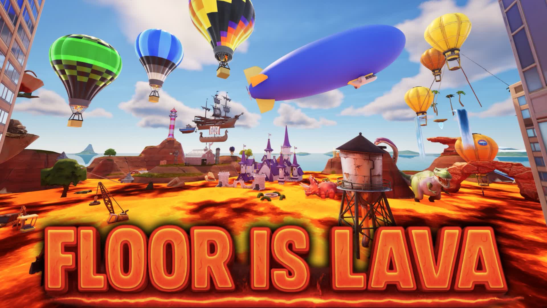 FLOOR IS LAVA オープンワールド 楽しいパーティーゲーム