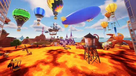 FLOOR IS LAVA OPEN WORLD Fun Party Game