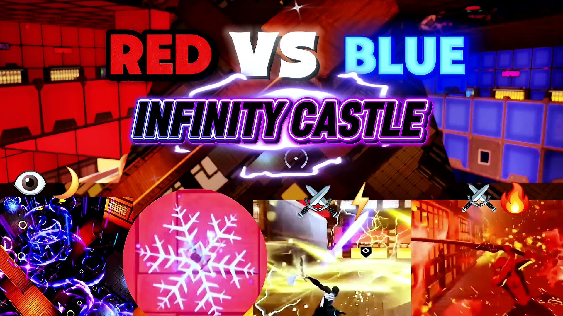 SLAYER INFINITY CASTLE RED VS BLUE 🔴🔵