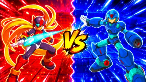 MEGA MAN VS ZERO 🔴🔵 RED VS BLUE