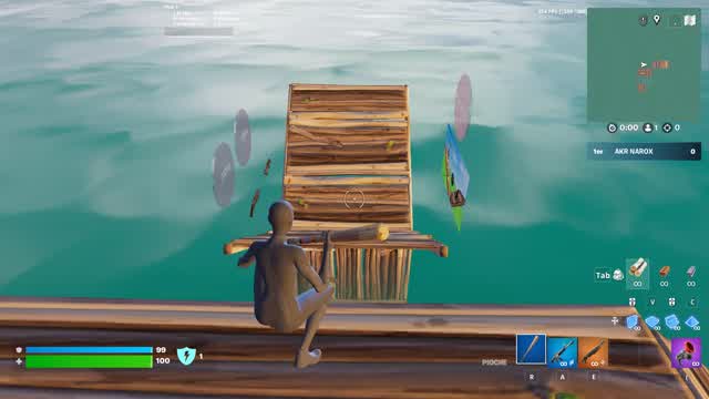 narox 1V1 build fight