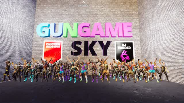 GUN GAME SKY 🔫 1SHOT 🚗 DRIVE