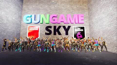 GUN GAME SKY 🔫 1SHOT 🚗 DRIVE