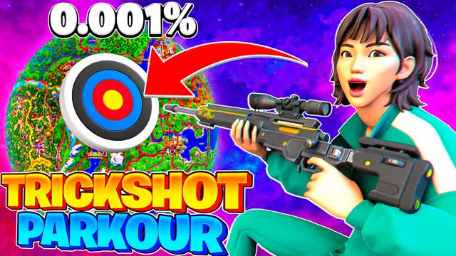 SUPER TRICKSHOT PARKOUR🎯(75 LEVELS)🎯