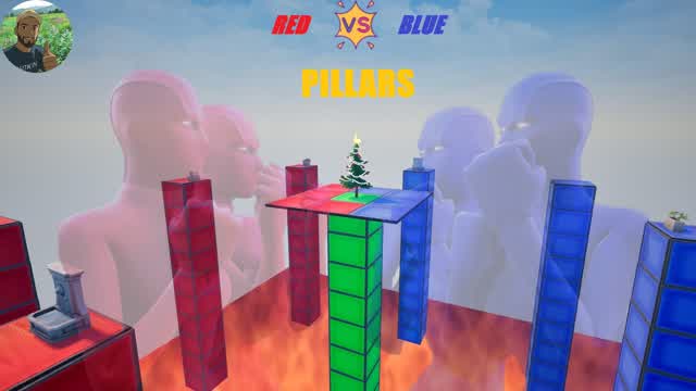 RED VS BLUE PILLARS