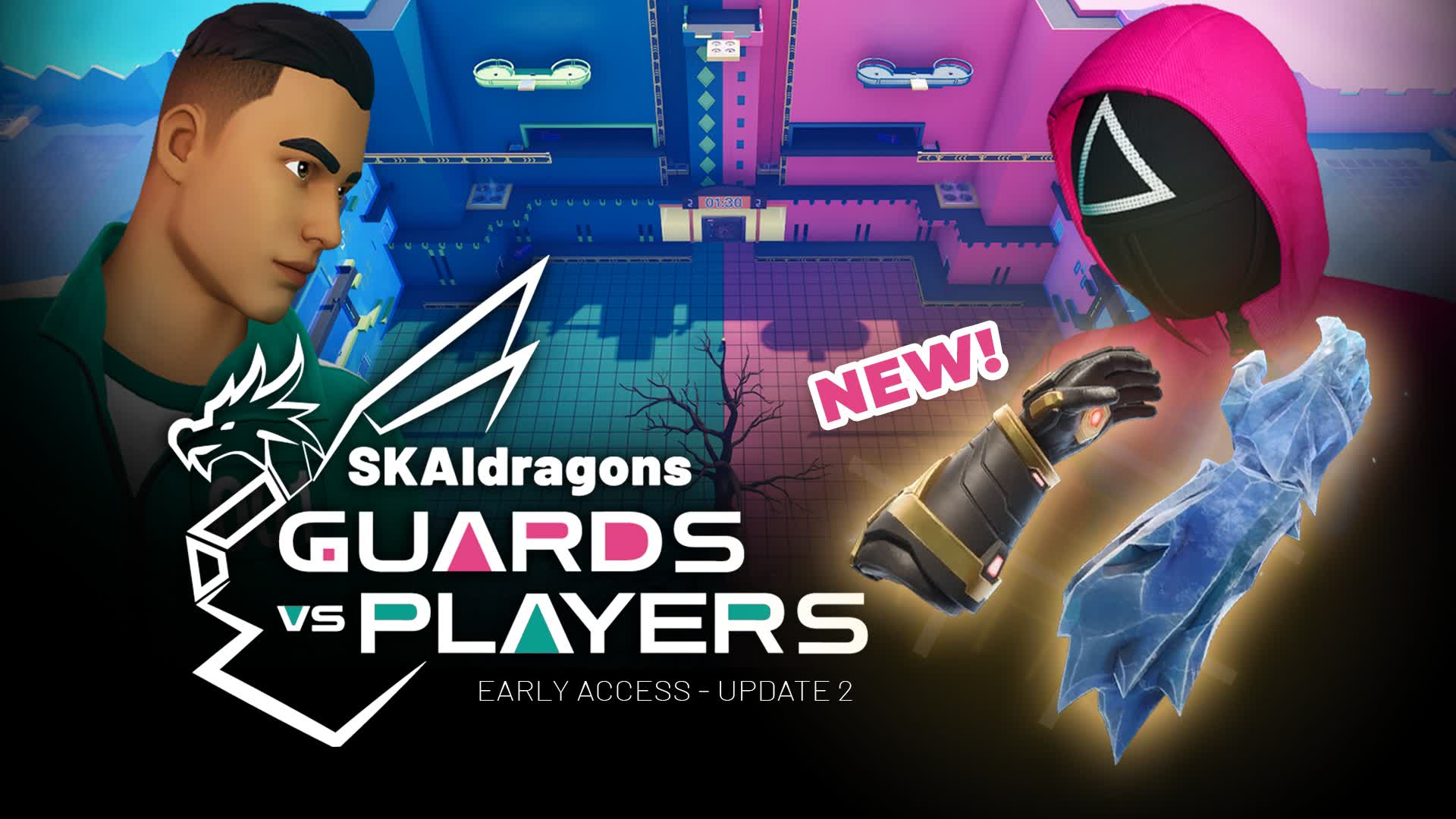 SKAIドラゴンの警備兵 対 プレイヤー [建築] U2