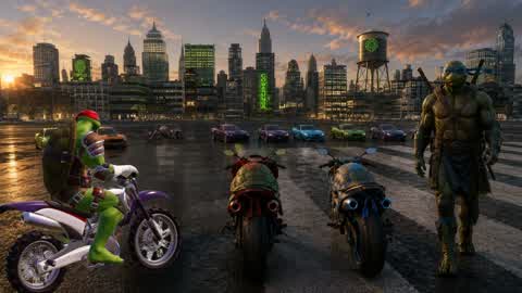 TMNT - RAMPA PARA COCHES