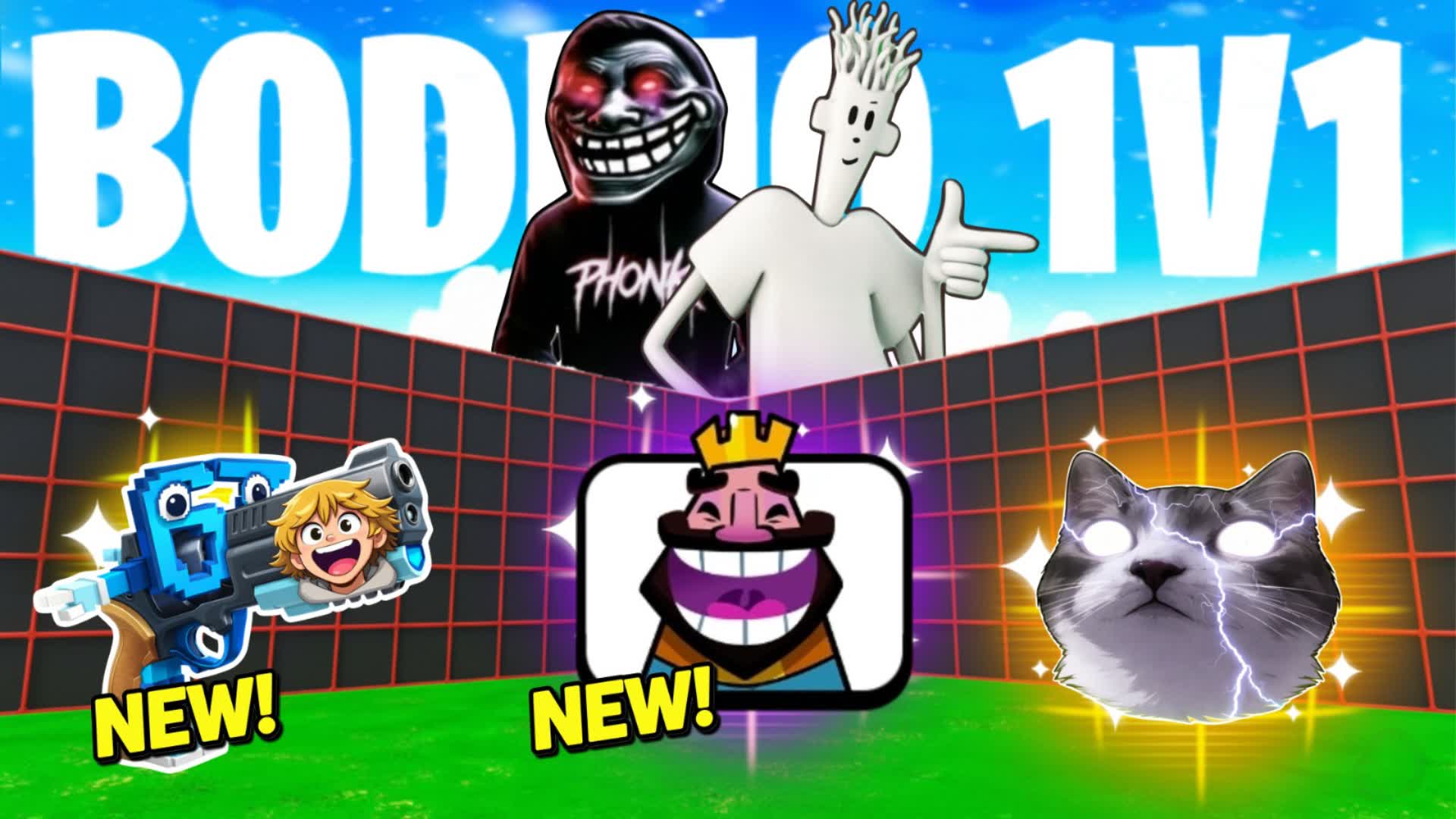 MEGA BODRIO 1V1 FREE FOR ALL - ALL GUNS