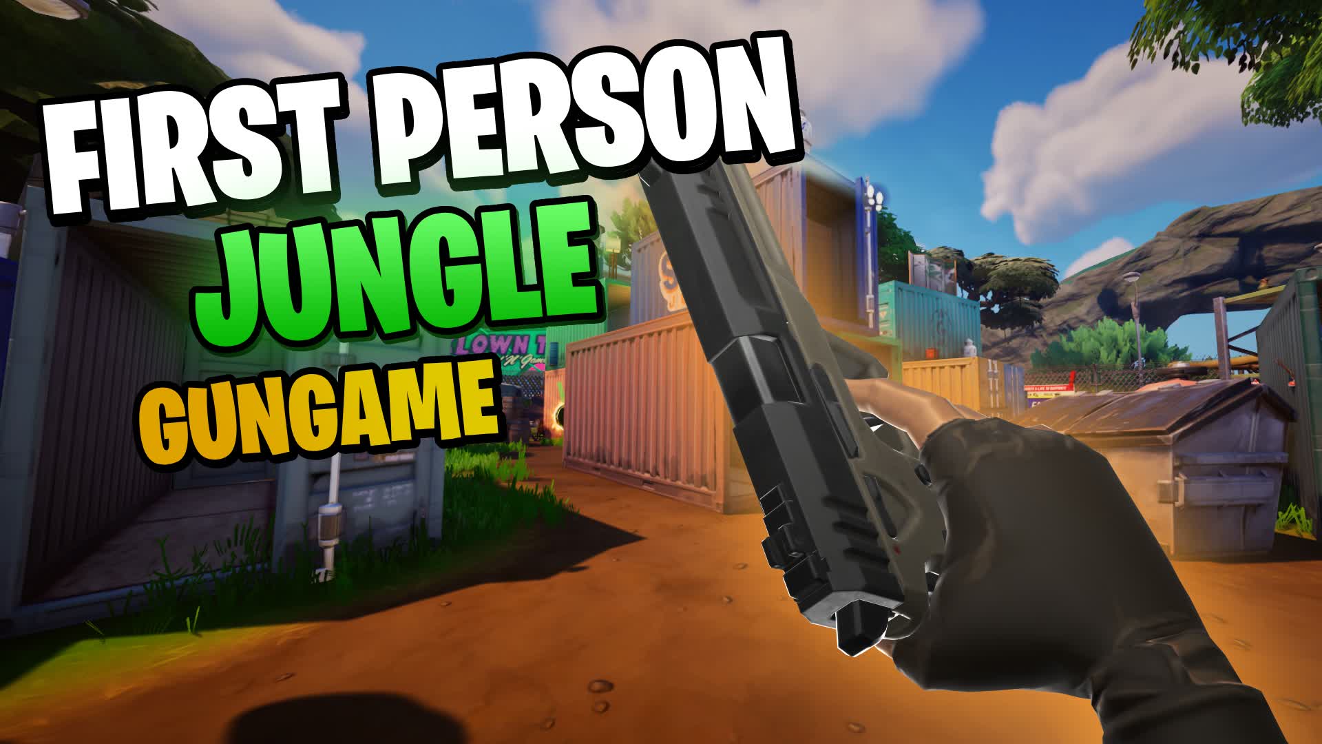 Jungle Gun Game: First Person