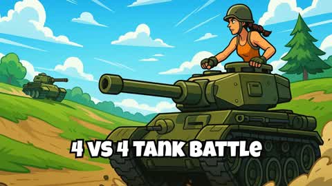 4 vs 4 Tank Battle