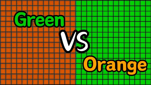 Green VS Orange
