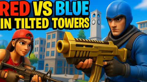 RED VS BLUE IN TILTED TOWERS