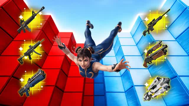 PIT-RED VS BLUE🔴🔵 ALL WEAPONS