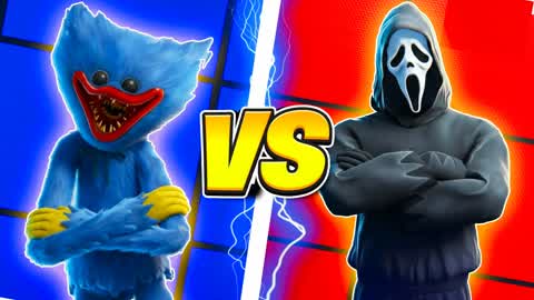 GHOSTFACE VS WUGGY RED VS BLUE🔵🔴MBARKO