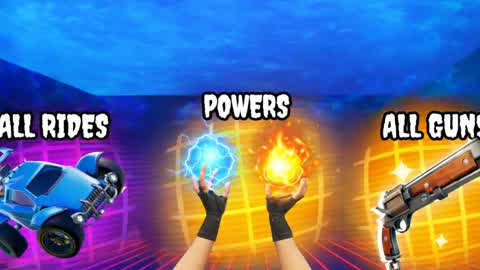 1V1 BATTLE ROYALE ALL GUNS & RIDES NEON