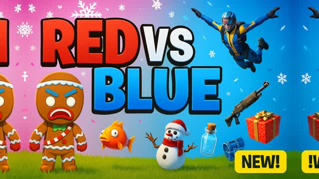 *FLYING* CRAZY RED VS BLUE 🔴🔵