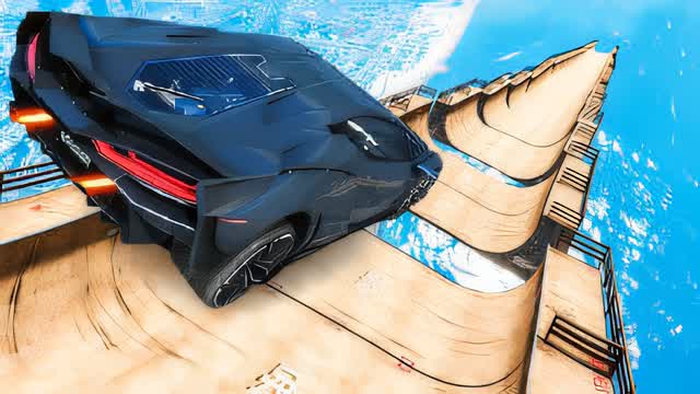 CRAZY CAR MEGA RAMP