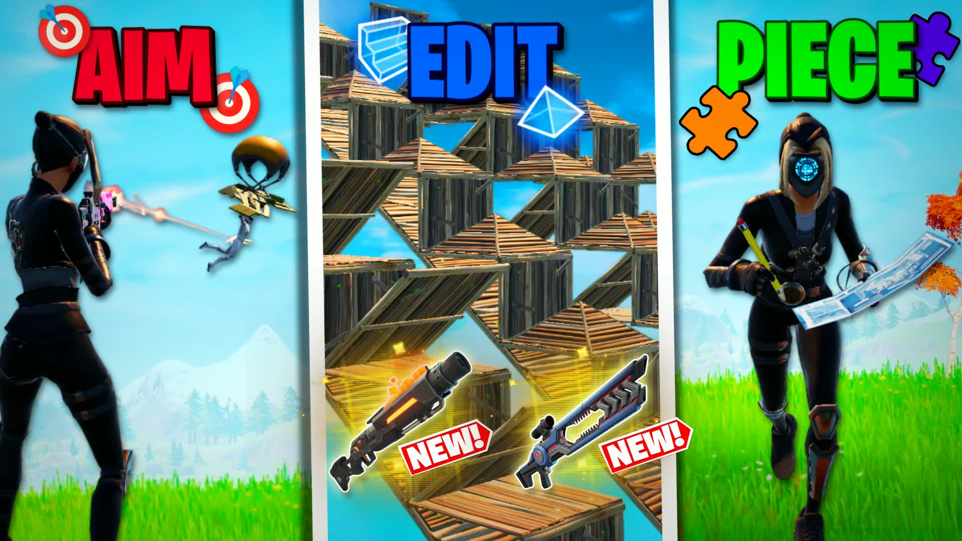 エイム🎯編集✏️ピース🧩プロウォームアップ練習🏆