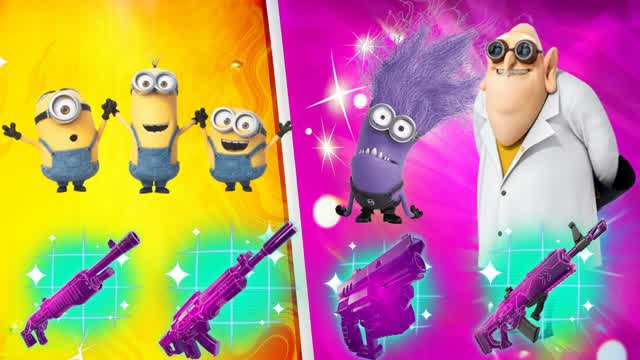 Minions Yellow Vs Minions Purple
