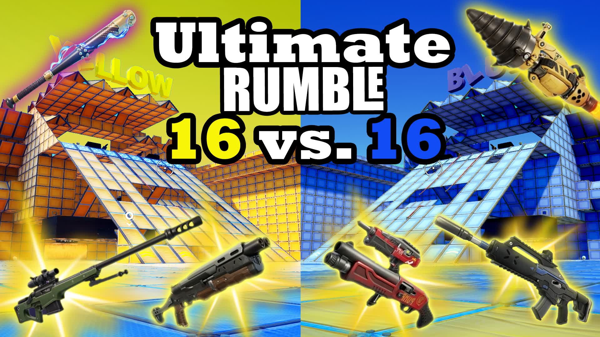 🎯 ULTIMATE RUMBLE Yellow vs Blue 💥