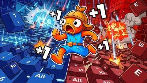 Red Vs Blue Keyboard