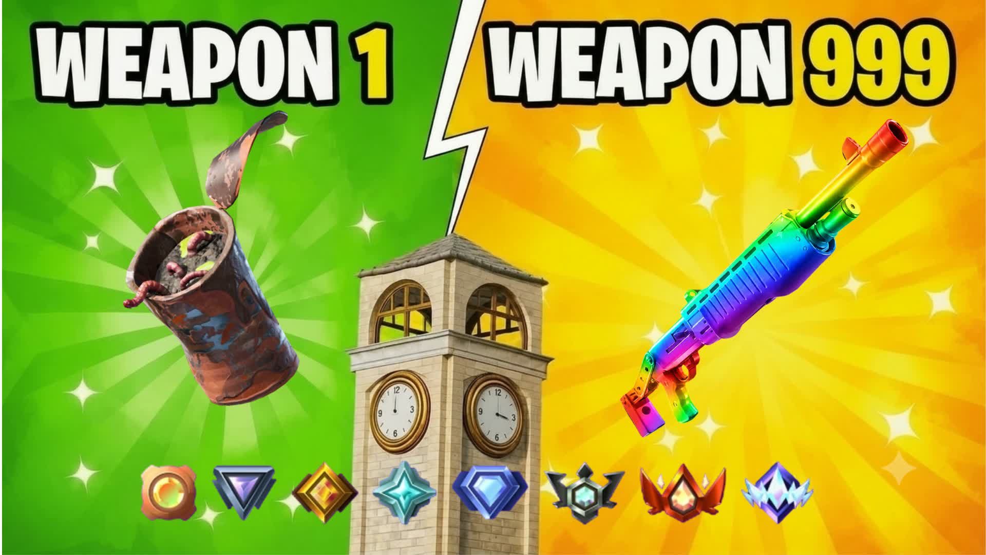 🔫GUN GAME TILTED TOWERS🔫