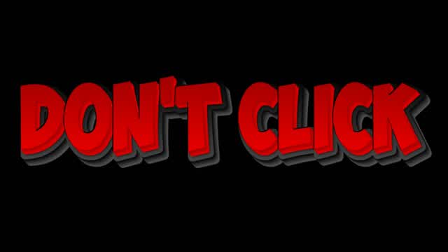 WHATEVER YOU DO, DON'T PLAY THIS GAME!