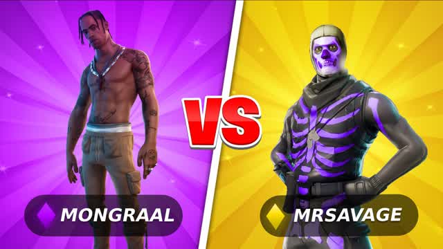 Mongraal VS MrSavage 1V1