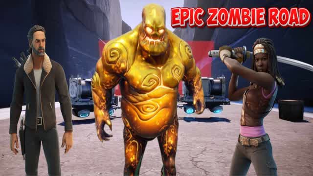 Epic zombie road
