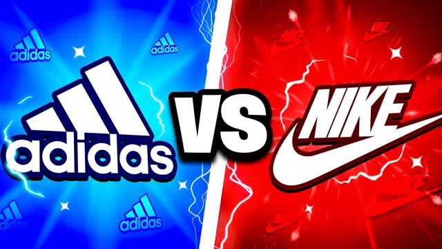 TMNT NIKE VS ADIDAS RED VS BLUE🔴🔵