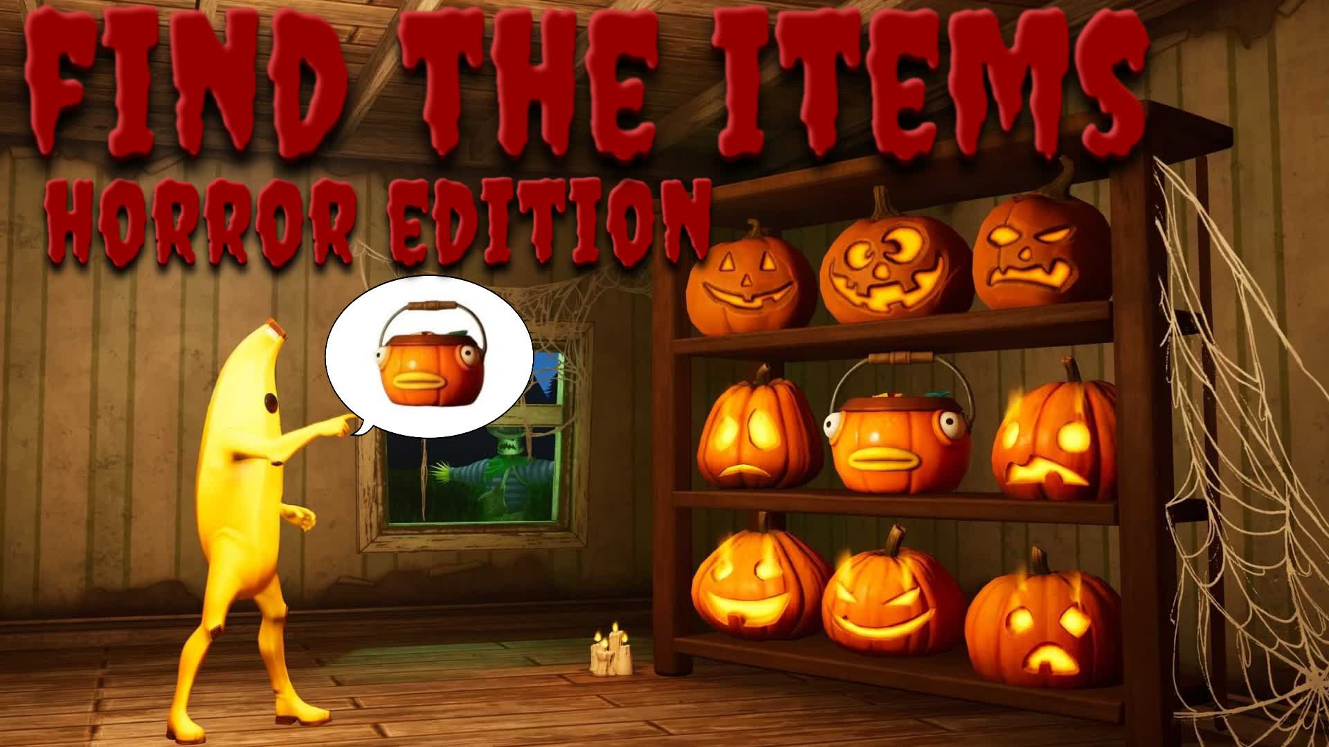 Find The Items - Horror Edition - Fortnite island 4210-9208-2185 by mack1140