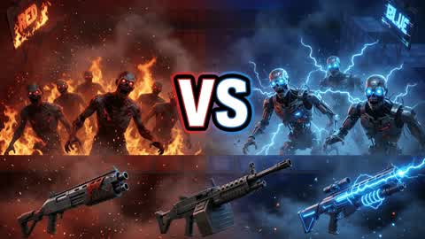 RED vs BLUE INSANE BATTLE ZONE 🔥