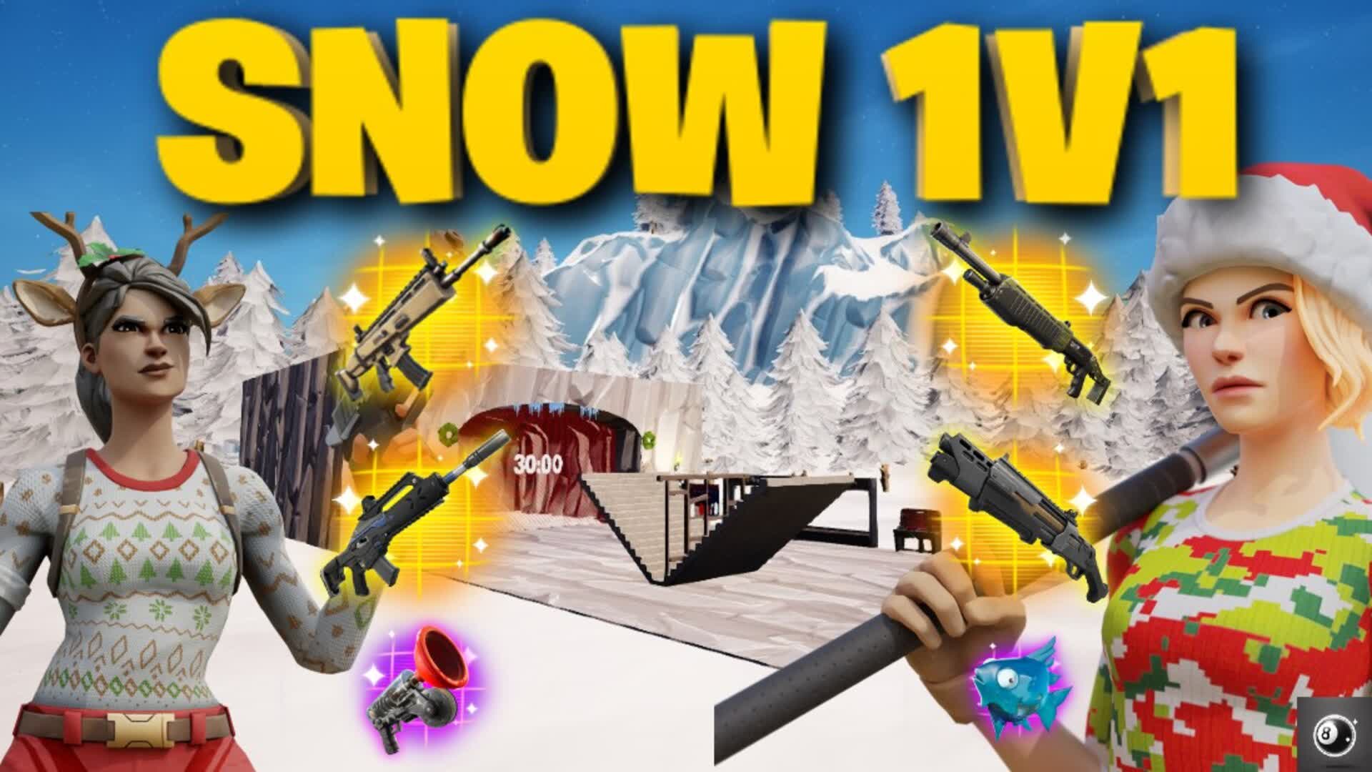 SNOW 1V1 BUILDFIGHT 🏆 REALISTIC 1VS1