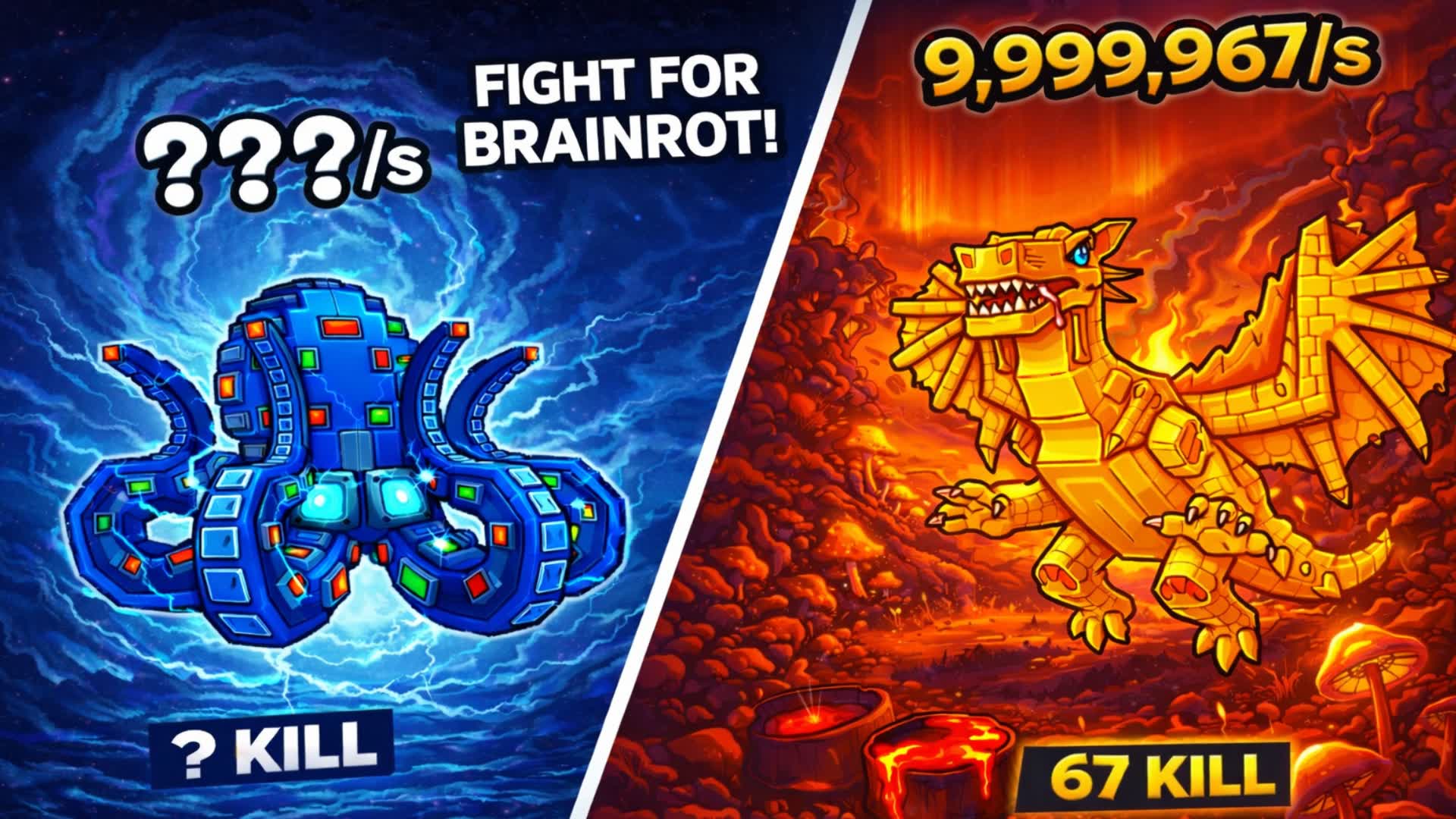 BRAINROT のために生き残り、戦え