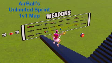 AirBall Unlimited Sprint 1v1 Map