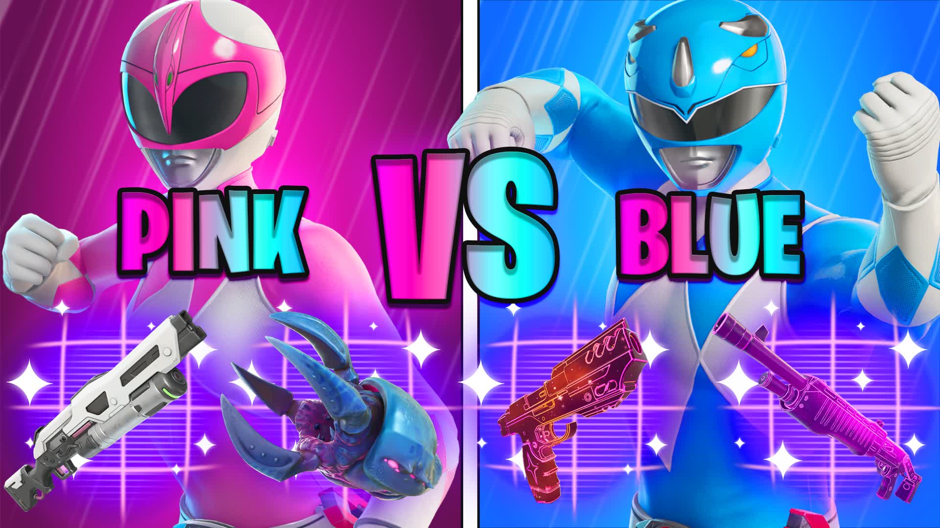 POWER PINK VS BLUE