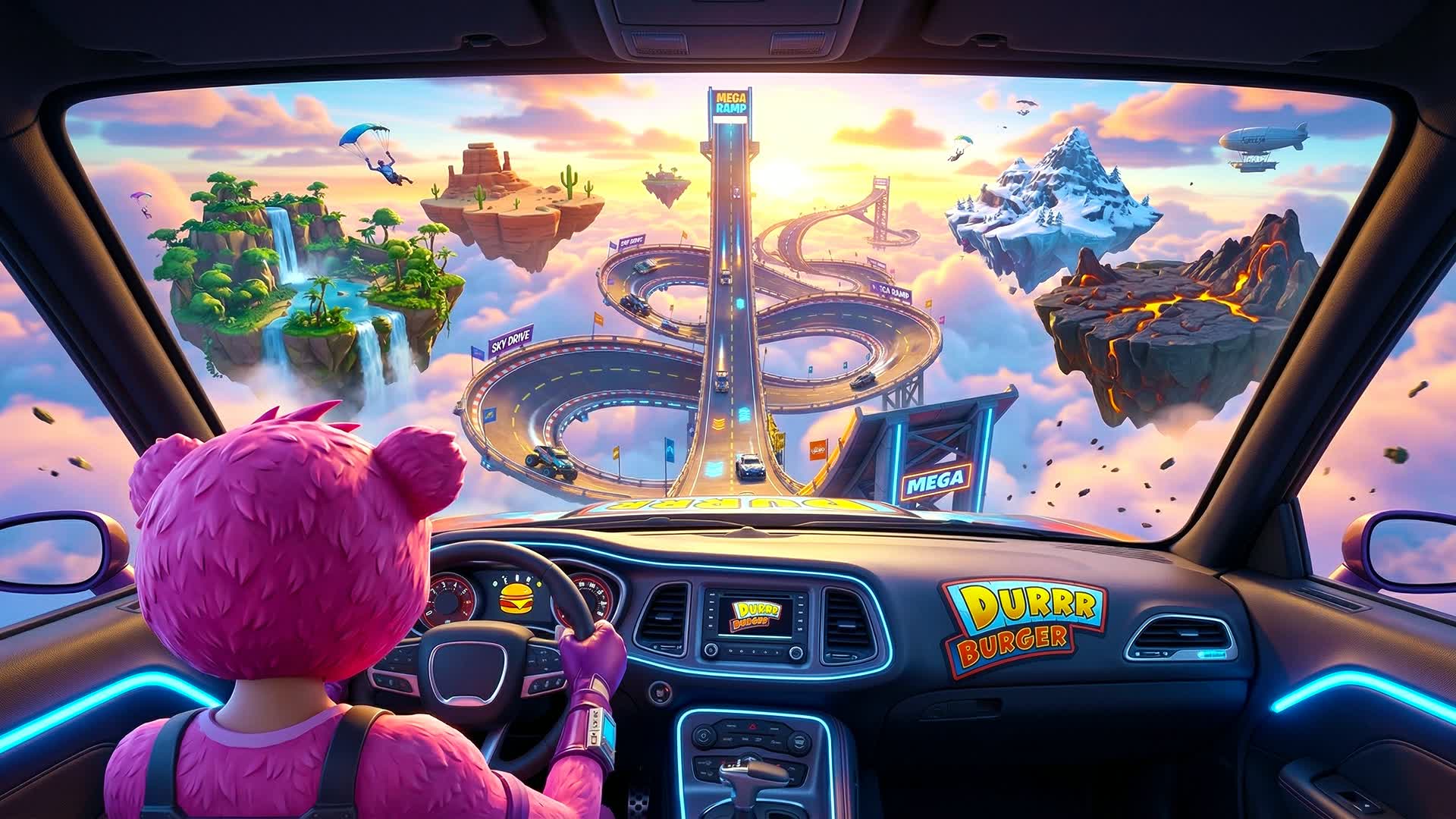 CARS MEGA RAMP - SKY ☁