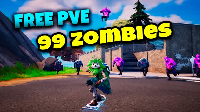 PVE vs 99 ZOMBIES