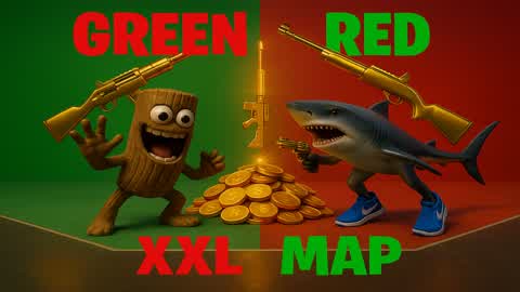 Green vs Red Battle XXL⚔️🟩🟥