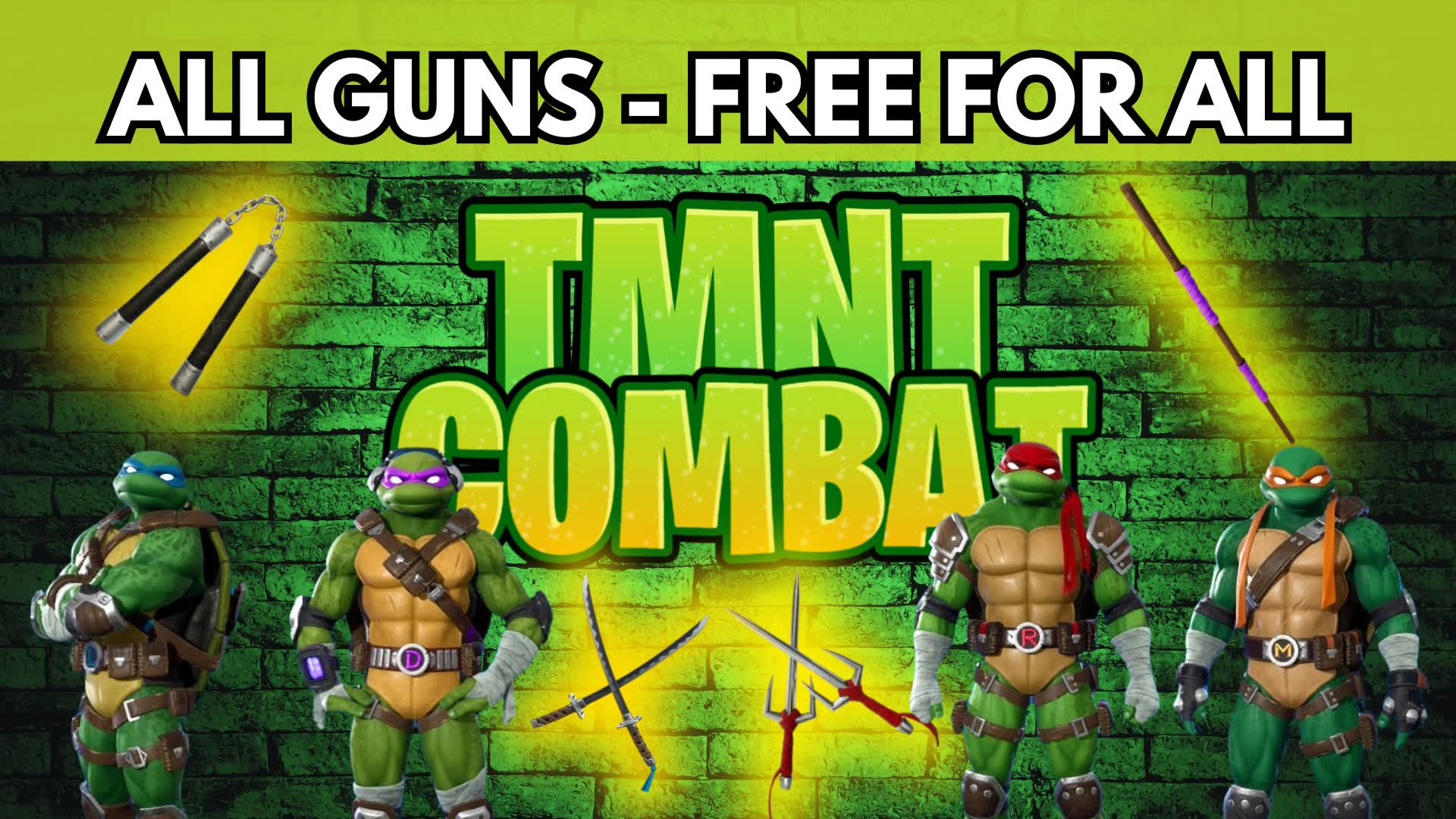 Tmnt combat free for all 7778 3855 1979 by michelchadiz fortnite