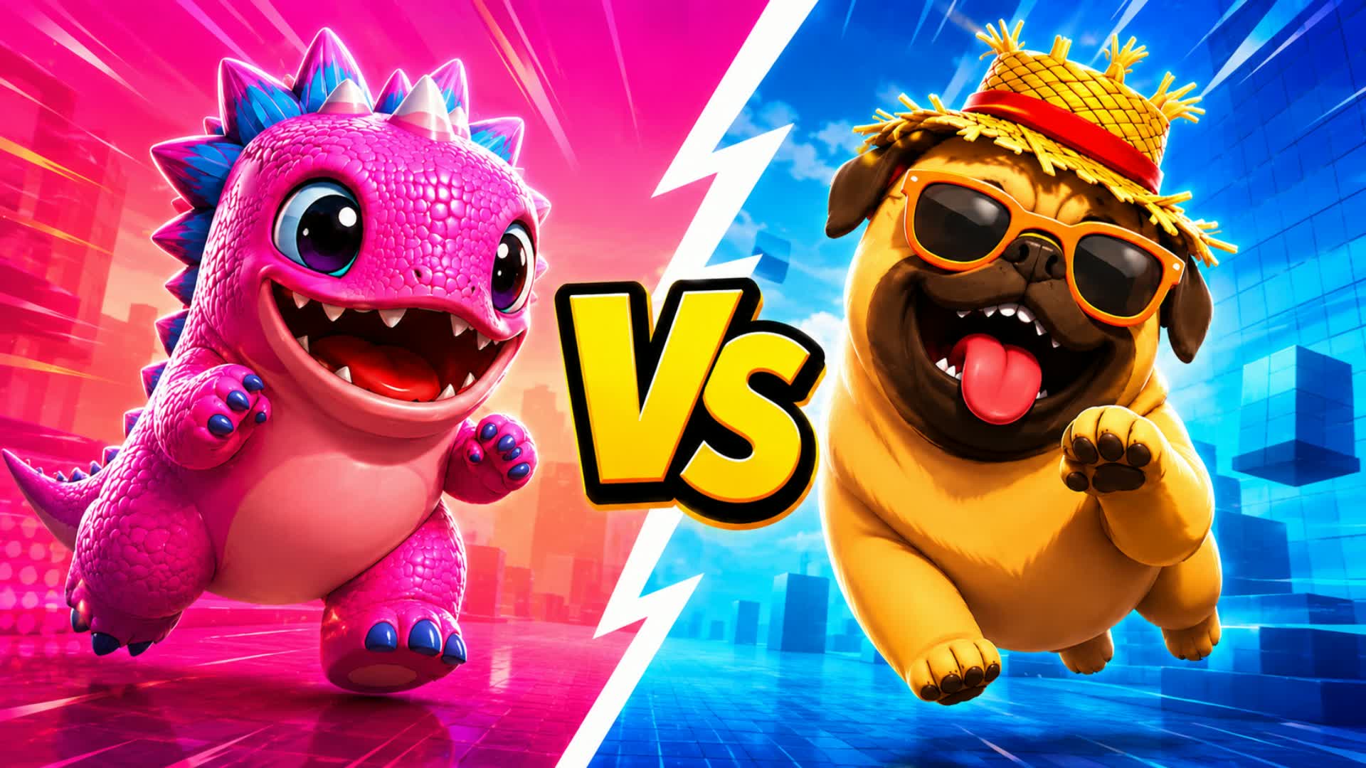 NUKE RED VS BLUE 🔴🔵SIDEKICK PETS